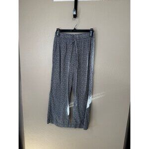 Abercrombie & Fitch Women's Blue Floral Pants XS‎ elastic waist pull on cotton